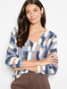 Image of NIC+ZOE Brushstrokes Waffle Sweater - Neutral Multi