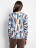 Image of NIC+ZOE Brushstrokes Waffle Sweater - Neutral Multi
