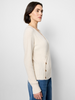 Image of NIC+ZOE Shaker Stitch Wrap Sweater - Classic Cream