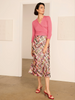 Image of NIC+ZOE Colorweave Slip Skirt - Pink/Multi