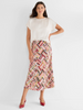 Image of NIC+ZOE Colorweave Slip Skirt - Pink/Multi