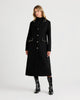 Image of NVLT Studded Faux Wool Maxi Coat - Black