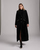 Image of NVLT Studded Faux Wool Maxi Coat - Black