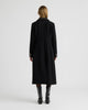 Image of NVLT Studded Faux Wool Maxi Coat - Black