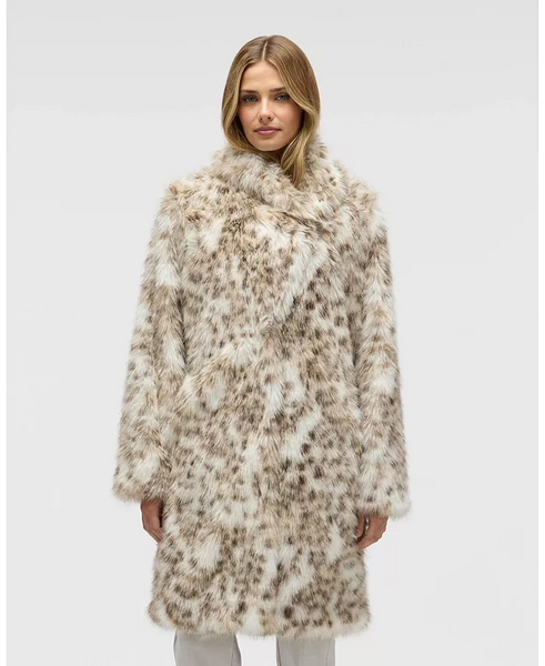 NVLT Faux Lynx Fur Coat - Lynx