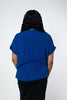 Image of Nally & Millie Henley Style Short Sleeve Top - Royal Blue