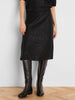 Image of NIC+ZOE Anytime Sequin Knit Skirt - Black Onyx