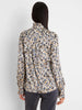 Image of NIC+ZOE Long Sleeve Gilded Flakes Button Front Shirt - Neutral Multi