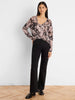 Image of NIC+ZOE Cobbled Streets V-Neck Sweater - Pink Multi