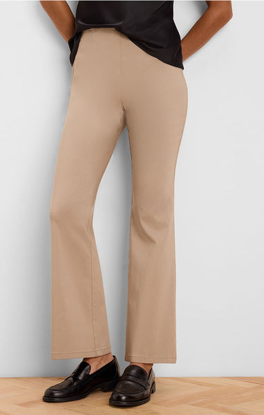 NIC+ZOE Berkeley Boot Wonderstretch Pull-On Pant - Malt Brown
