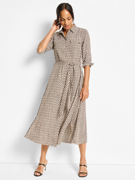 NIC+ZOE Abstract Dot Juni Dress - Neutral/Multi