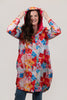Image of Oopera Packable Floral Print Rain Coat - Multicolor