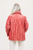 Image of Oopera Hidden Hood Crinkle Rain Jacket - Coral