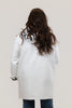 Image of Oopera Toggle Front Closure Reversible Love Print Hooded Raincoat - White/Black