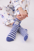 Image of PJ Salvage Llamakkah Fun Socks - Dark Periwinkle