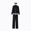 Image of PJ Salvage Modal Dreams 3 Piece Pajama Set - Black