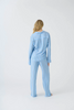 Image of PJ Salvage Stripe Hype 3 Piece Pajama Set - Periwinkle