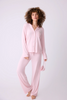 Image of PJ Salvage Susan G. Komen 3 Piece Modal Pajama Set - Blush