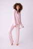 Image of PJ Salvage Susan G. Komen 3 Piece Modal Pajama Set - Blush