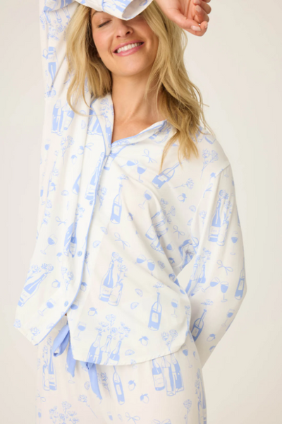 PJ Salvage Parisian Dreams 2 Piece Pajama Set - Ivory