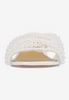Image of J. Reneé Purla Embellished Block Heel Slide - Clear/White