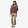 Image of Patagonia Women's Lightweight Synchilla® Snap-T® Fleece Pullover - Dulse Mauve