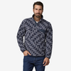 Image of Patagonia Men's Lightweight Synchilla® Snap-T® Fleece Pullover - Synched Flight/New Navy