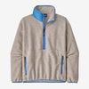 Image of Patagonia Women's Synchilla Fleece Marsupial - Oatmeal Heather/Blue Bird