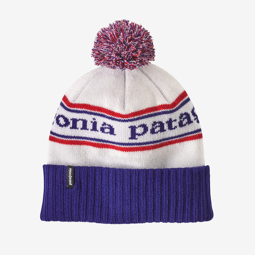 Patagonia Powder Town Beanie - Park Stripe/Viking Blue