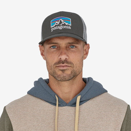 Patagonia Fitz Roy Horizons Trucker Hat - Forge Grey