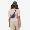 Image of Patagonia Ultra Light Mini Hip Pack - Patchwork/Belay Blue