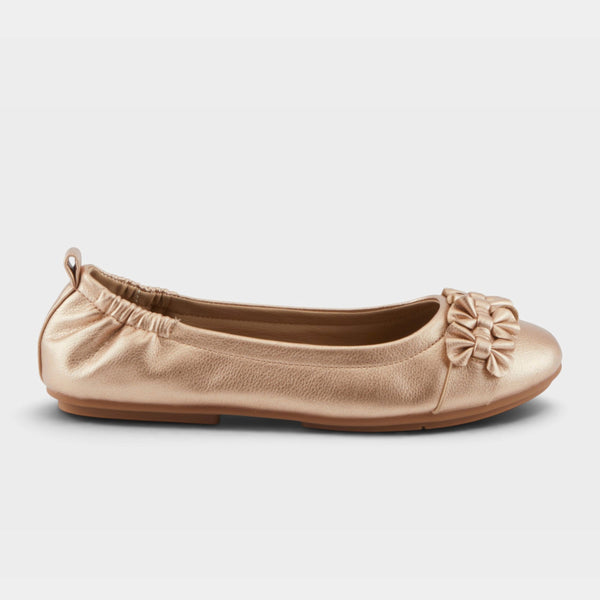 Patrizia by Spring Step Ballay Bow Ballet Flat - Bronze