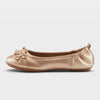 Image of Patrizia by Spring Step Ballay Bow Ballet Flat - Bronze