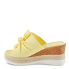 Image of Patrizia by Spring Step Bellaluce Knotted Wedge Sandal - Yellow