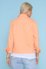 Image of Picadilly Flower Button Denim Jacket - Apricot