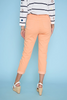 Image of Picadilly Cuffed Cropped Jean - Apricot