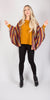 Image of Pure Essence Cable Knit Boat Neck Long Sleeve Boxy Top - Nutmeg