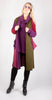 Image of Pure Essence Cowl Neck Sweater Knit Tunic - Grape