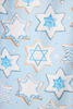 Image of PJ Salvage You Had Me At Shalom Cookie Print PJ Set - Light Sky