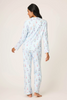 Image of PJ Salvage Doggone Cold Dog Print Pointelle PJ Set - Blue Haze