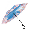 Image of RainCaper Reverse Umbrella - Cherry Blossoms