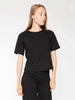 Image of Ripley Rader Ponte Knit Short Sleeve Top Extended - Black