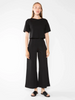 Image of Ripley Rader Ponte Knit Wide Leg Crop Pant - Black