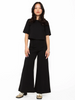 Image of Ripley Rader Ponte Knit Wide Leg Crop Pant - Black