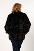 Image of Rippe's Furs Sculpted Mink Fur Bomber Jacket - Ranch