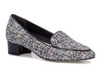 Image of Ros Hommerson Honey Boucle Low Heel Pump - Multicolor/Black