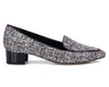 Image of Ros Hommerson Honey Boucle Low Heel Pump - Multicolor/Black