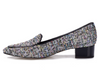 Image of Ros Hommerson Honey Boucle Low Heel Pump - Multicolor/Black