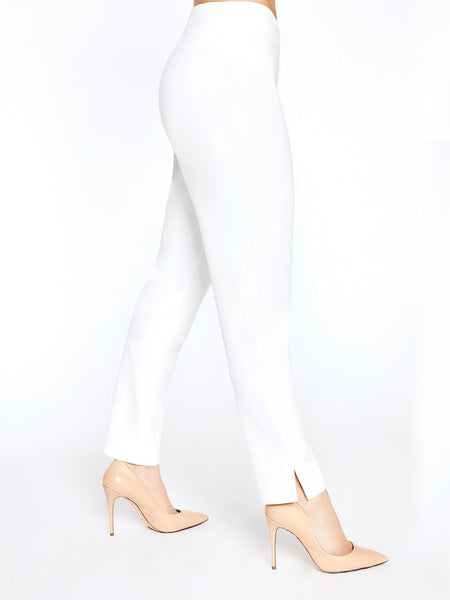 Sympli Lux Narrow Pant Midi - White