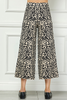 Image of See and Be Seen High Waist Wide Leg Leopard Print Pant - Leopard